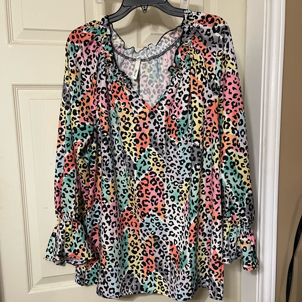 Leopard blouse